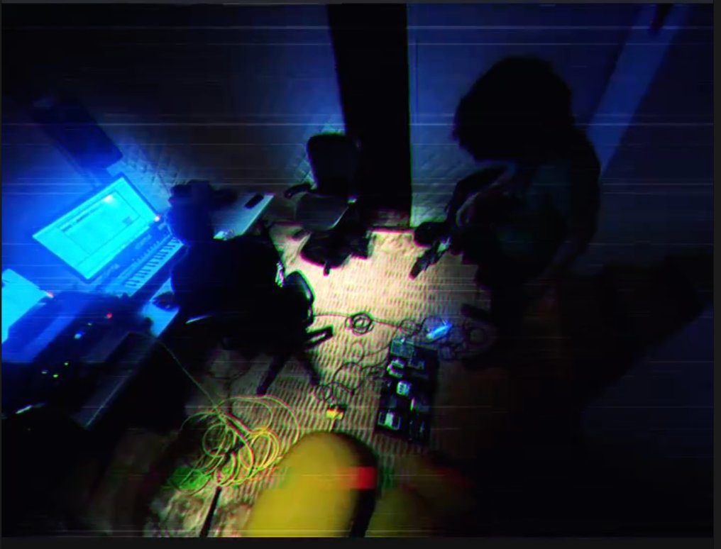 Studio session from above